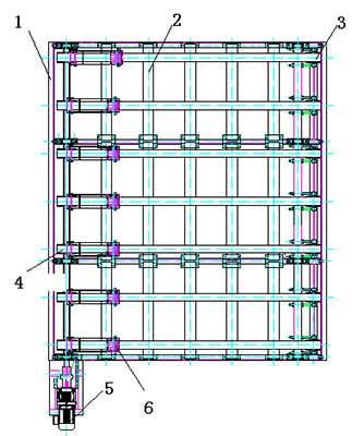 Estructura de un transportador de acumulación