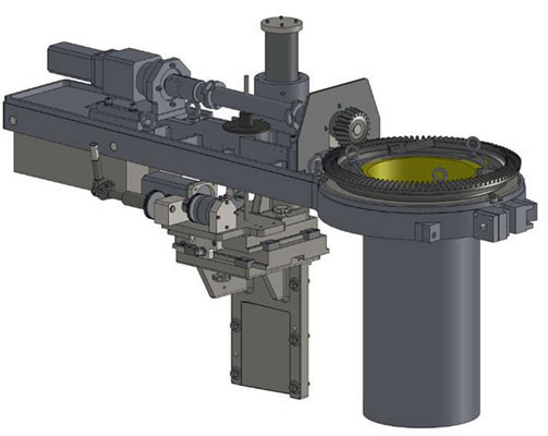 Mecanismos de tubos con servomotor